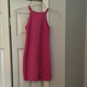 Pink Sleeveless Kids Dress